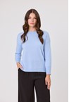 NORDIC CASHMERE KNIT - arctic blu